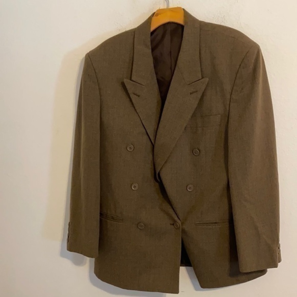 ALBERTO CLEIN BROWN BLAZER SIZE SMALL